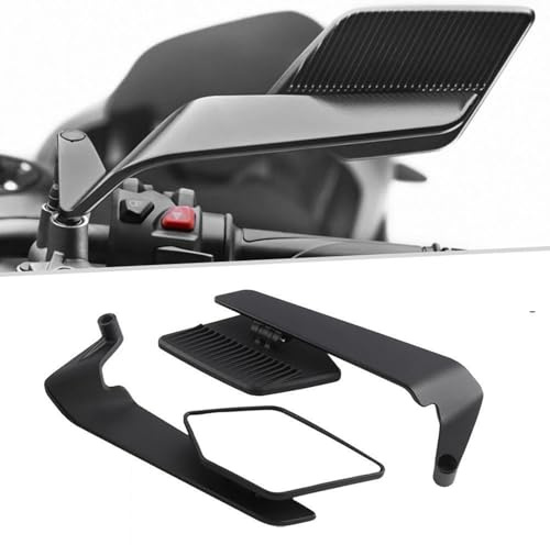 YSNFDN Motorrad Spiegel für BMW S1000XR, Drehbarer Robuste Aluminium Spiegel, Rechts und Linksseitig, Klarer Blick Rückspiegel Seitenspiegel Zubehör