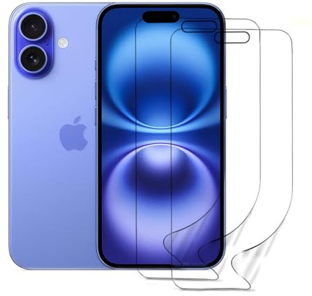Cfyywqf Películas de Hidrogel para iPhone 16/15
