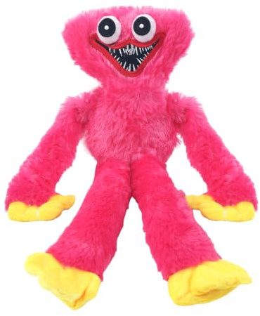 Makone Plushies Doll Cuddly, Plushie Animal Soft Toy Cute Stuffed Baby Soft Toys, Pink Big Mouth Smiling Plush Toys, Ideal Plush Bedroom Decoration Birthday Gift Toy for Girls Boys Fans