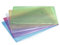 Rapesco 0697 Pochette à Bouton Pression, A3, Couleurs Transparentes Assorties, Lot de 5