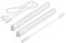 parlat LED Unterbau-Leuchten Rigel, je 31,3cm, 40cm Kabel, je 445lm, weiß, 2er Set