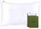 LILYSILK 100% Mulberry Silk Pillowcase 19MM Both Side Silk Hypoallergenic Breathable Housewife Pillow Cover with Envelope Closure for Hair and Skin(White,Standard 50x75cm)