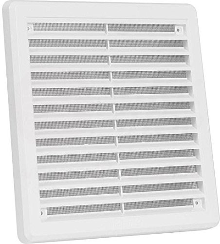 Lüftungsgitter Garage ASA Kunststoff weiß 200 x 200 mm Tür Bad WC in vielen G...