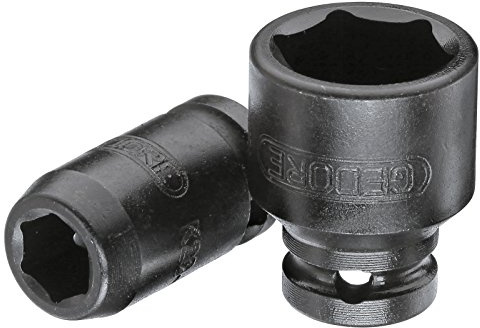 GEDORE Kraftschraubereinsatz 1/4 Zoll, 6-kant 3/8 Zoll, 1 Stück, K 20 3/8AF