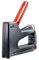 Novus Handtacker J - 02 creativ power, Großer Hobby-Tacker aus ABS-Kunststoff, Griffverriegelung und Hinterlademechanik, Für Feindrahtklammern und Rundklammern bis 14 mm Länge, Ideal für den Einsatz