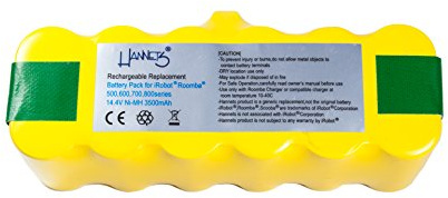 iRobot Hannets Battery for Series 500,600,700,800 Quality i-Robot Roomba Vacuum Cleaner Battery Pack Spare Part I Roomba Accessories Battery 3500mAh Robot Vacuum Cleaner 14.4V