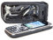 caseroxx Borsa in pelle con clip da cintura per Nokia C2-01, Funda carcasa vera pelle (con finestra trasparente) in nero