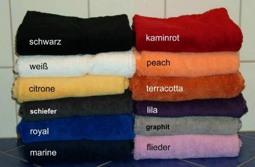 Luxus-Frottee Handtuch Supreme 50x100 cm, Farbe Nachtblau, schwere 600 g/m² Qualität