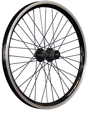 20 Zoll Hinterrad Grünert Dynamic4 Shimano FH-QC300 7-11 Disc/V-Brake schwarz