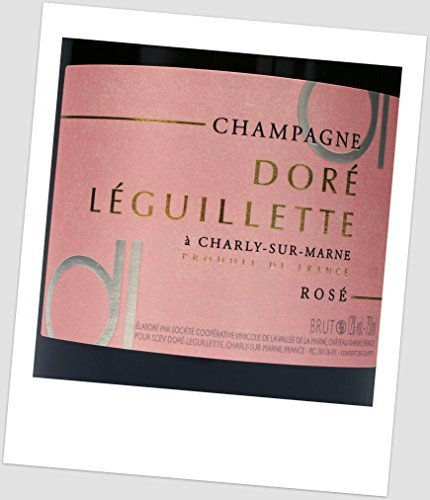 Champagne Doré Léguillette - Bouteille de champagne Rosé