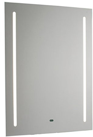 NICO Modern LED Illuminating Bathroom Mirror with Dual Shaver Socket and Motion Sensor IP44 Rated