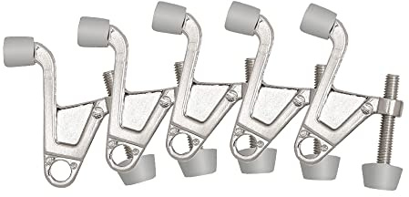 Design House 181834 Jumbo Hinge Pin Door Stop, 5-Pack, Satin Nickel