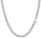 PROSTEEL Herren Halskette Edelstahl Panzerkette 5mm Breite schwer Glieder Link Gliederkette Herren Hip-Hop Kette, 71CM lang, Silber