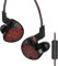 Kinboofi KZ ZS10 Earbuds Headphone, in Ear Monitor Hybrid 4 Balanced Armature and 1 Dynamic Driver Earphone with Detachable 2 Pins Cable for MP3 Player, Android Smart Devices (Black with Mic)