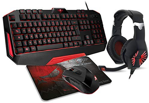 Spirit Of Gamer Pack Pro-MKH3 (Clavier + Souris + Casque + Tapis de Souris Gamer)
