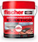 fischer - Pintura impermeabilizante (cubo 5kg) Gris sin fibras, resistente al agua y exteriores