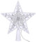 Uonlytech Christmas Tree Topper Crystal Star Tree Topper Rhinestone Christmas Star Light up Christmas Tree Stars Christmas Table Decoration Ornament Party Prop (Blue Light)