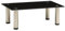 vidaXL Meuble TV Centre de Divertissement Unité Multimédia Meuble de Salon Salle de Séjour Maison Intérieur Noir 40x35x17 cm Verre Trempé
