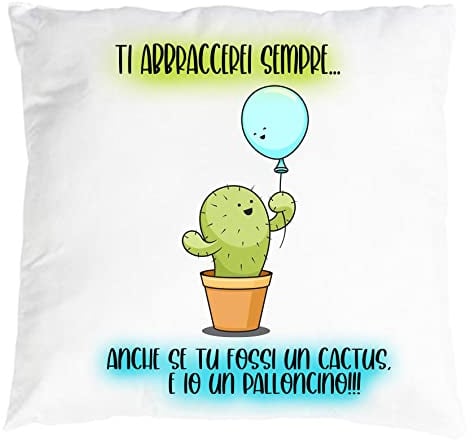 Mr. Gadgets Cuscino con Imbottitura Decorativo per Migliore Amica - Originale Idea Regalo Dimensioni 40x40 cm Circa (Modello 7)…