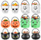 12Stück Halloween Schwarz Kessel Mit Griffen Kleine SüßEs Oder Saures SüßIgkeiten Halter Halloween Candy Bucket Trick Oder Behandeln Töpfe Mini Kessel Töpfe Kürbis Candy Eimer Party Favors
