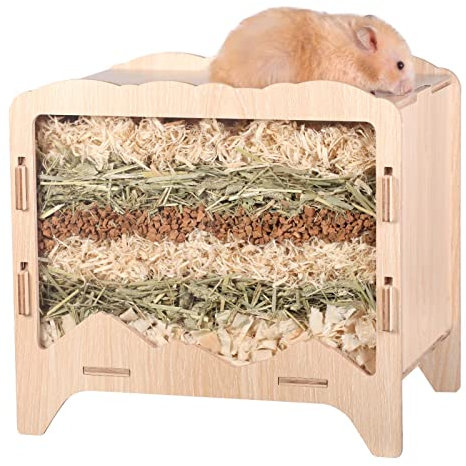 BUCATSTATE Hamster-Grabbox und Hamster-Sandbad Behälter für Hamster, Lemminge, Rennmäuse (groß)