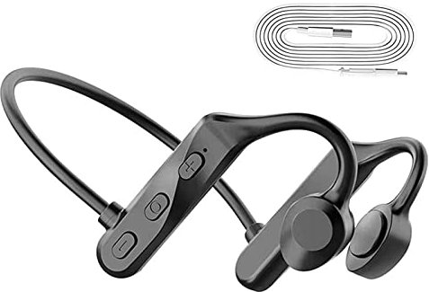 Gusengo Bone Conduction Headphones,Blue Tooth 5.0 Sports Earbuds - 8Hr Playtime, Water Resistant Wireless Earphones for Workout, Running, Gym, Hiking, Cycling