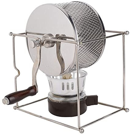Torréfacteur Manuel De Grains De Café, Mini Torréfacteurs De Grains De Café Pour un Usage Domestique, Rouleaux En Acier Inoxydable Avec Poignée Pour la Torréfaction des Grains De Café