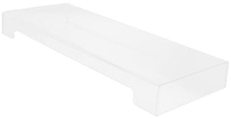 Mikikit Tastaturabdeckung Schreibtischständer Für Monitore Tastaturzubehör Desktop-monitorständer Tastaturstaubschutz Desktop-Tastatur Klar Desktop-gehäuse Mechanisch Kunsthandwerk Acryl