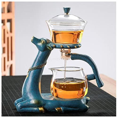 Bollitore Elettrico Set da tè in vetro, divisorio ad acqua magnetica, cucina Bulk Brewer, Bollitore, Bollitore for tè, Set di teiera magnetica Bollitore Acqua (Size : B)