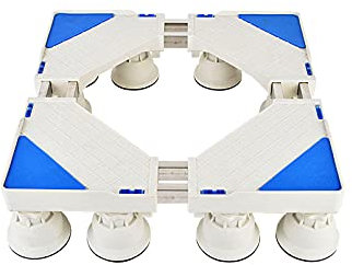 YHJZSM Base de Support de Machine à Laver Rouleaux d'appareils Extensibles Support de réfrigérateur Base Mobile Longueur/Largeur 50-72 cm Support de laveuse-sécheuse Mobile Piédestal Supp