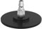 EBIEFLY Large Suction Cup Base Adapter for Vac-U-Lock Machine Air Connector Device Attachments Accessory Gift 12cm/4.7in Diameter (Black)