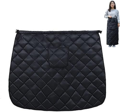 MUSHHE Rollstuhl-Beinschutz, wasserdichte Plüsch-Rollstuhlabdeckung, Winter, warm, winddicht, Rollstuhlabdeckung für ältere Menschen