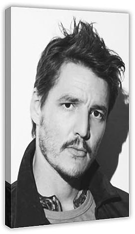 SPERKY Pedro Pascal Schauspieler – Filmposter Leinwand Poster Wandkunst Dekor Druck Bild Gemälde für Wohnzimmer Schlafzimmer Dekoration Rahmenstil 40 x 60 cm