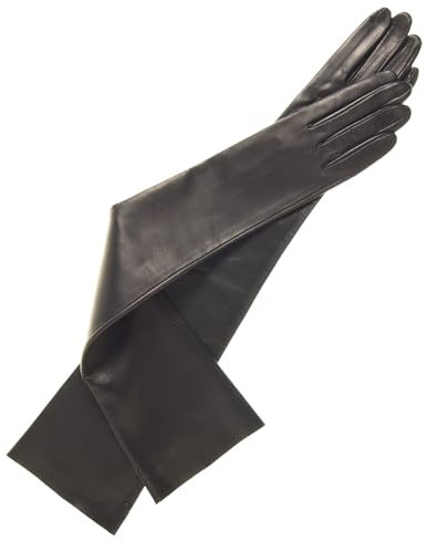 Awanstar 102 Lange Lederhandschuhe, Domina, Damen Party Handschuhe (2XL)