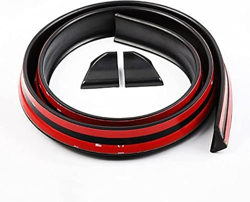 LVIPP Auto Heckspoiler, für Mercedes Benz/AMG SLK SLC R170 R171 R172 SLK 55 32/SLK 350 280 250 200 Auto Kofferraum Weichgummi für Spoiler Spoiler Heckflosse,C Matt Black