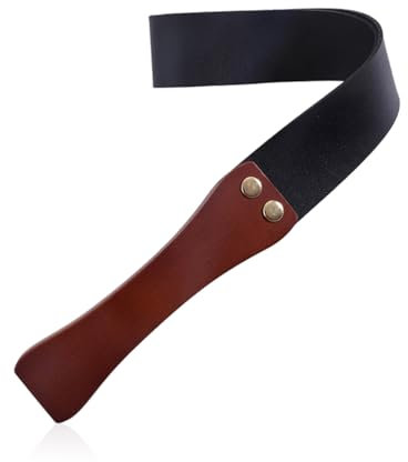 HDGSAFD Látigo De Equitación De 1 Pieza con Mango De Madera, Látigo De Equitación De Cuero De PU, Herramientas De Impacto, Accesorios De Equitación, Accesorios De Entrenamiento De Equitación