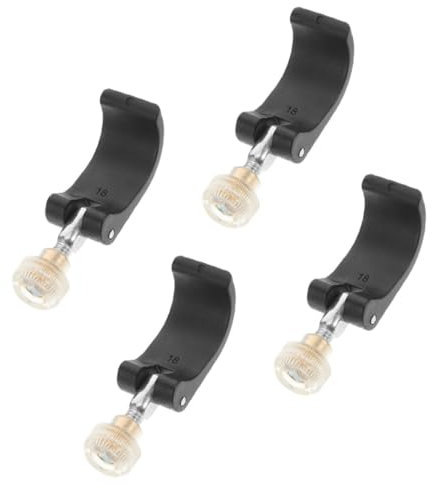 BESTonZON Lot De 4 Sangles De Fixation pour Bâtons De Marche en Nylon Noir pour Randonnée Escalade Randonnée Randonnée