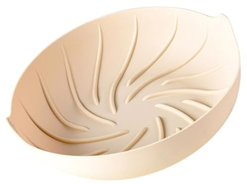 VALICLUD Heat Resistant Reusable Silicone Air Fryer Pot Non Stick Liner for Baking Cooking Meat Vegetables Desserts Small White Air Fryer Inner Pot Pad for Easy Food Release and Cleanup