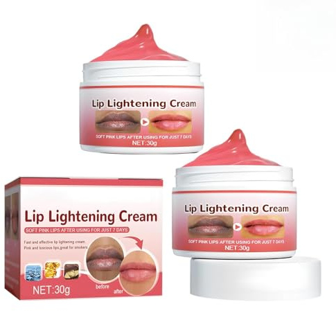 Baume À Lèvres Éclaircissant et Nourrissant – Soin Intensif pour Lèvres Sèches et Abîmées, Baume à Lèvres Anti-rides pour les Lèvres pour les Lèvres Sèches et Sombres Lip