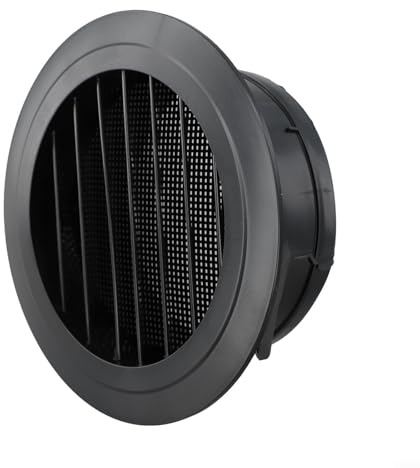 FABULETTA Luftauslass mit integriertem Filter und schrägem Lamellen-Design für effizienten Luftstrom, 100 mm, 150 mm, kompatibel mit Deckenwandkanälen (150 mm)