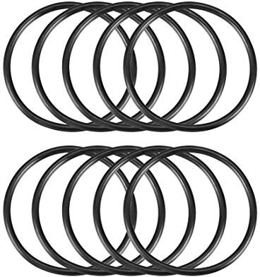 sourcing map 10 Stück Metrische Nitrilkautschuk O-Ringe Dichtung Gummi 55 mm Außendurchm. 49 mm Innendurchm. 3 mm Breite