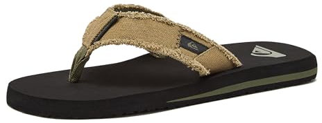 Quiksilver Monkey Abyss M Sndl Xgkc, Tongs homme, Vert (Green/black/brown), 39