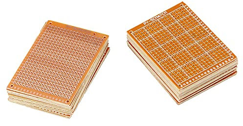 Aihasd 20PCS 5x7cm 5 * 7 Lochrasterplatte Leiterplatte Streifenraster Platine PCB Board