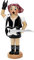 Dekohelden24 Räucherfrau als Rock Lady, ca. 19 cm
