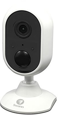 Swann Wi-Fi Indoor HD Security Camera with True Detect Heat Sensing, Night Vision and Audio, Works with Alexa and Google Assistant