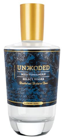 Unkkoded Vodka - Vodka Premium Mediterráneo - 40º 700 ML