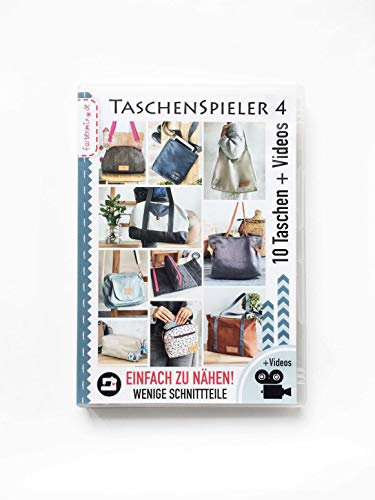 Farbenmix Taschenspieler (Taschenspieler 4), Schnittmuster für 10 Taschen