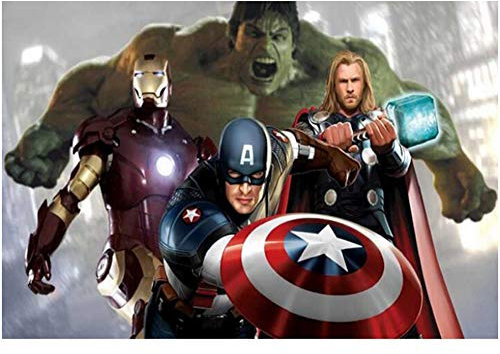 Better Selection DIY 5D Diamond Art Kit Full Drill Hulk America's Iron Man Thunder Embroidery Cross Stitch DIY Art Craft Home Wall Décor(Diamond Art Tool Included) 11.81x15.75“