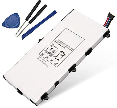 Backupower Ersatz Akku Kompatibel mit Samsung Galaxy Tab 3 7.0 T4000E T210 T211 T217 T2105 SM-T210R SM-T2105 LT02 P3200 1588-7285 3.7V 4000mAh with Tools