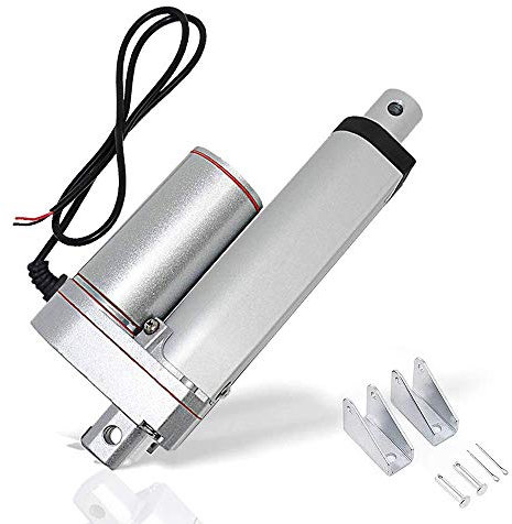DCHOUSE Attuatori di movimento lineari 1500N/150KG Attuatori lineari da 50mm/2 Corsa 12V DC Motore elettrico Staffa di montaggio